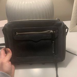 Rebecca Minkoff Black Suede Crossbody